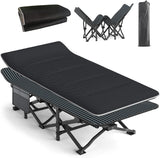 ATORPOK Folding Camping Cot with Removable Cushion B09MH9NT2K image 1