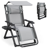 ATORPOK Padded Zero Gravity Chair with Canopy B0FH6TFZQN image 1