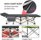 ATORPOK Folding Camping Cot with Contoured Headrest B096NH2K5P image 5