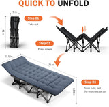 ATORPOK Folding Camping Cot with Portable Cushion B0DPF8Y8D9 image 2