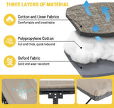 ATORPOK Folding Camping Cot with Cushion and Pillow B09YD2XJ66 image 4