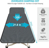 ATORPOK Folding Camping Cot with Contoured Headrest B0FBVDG4LZ image 3