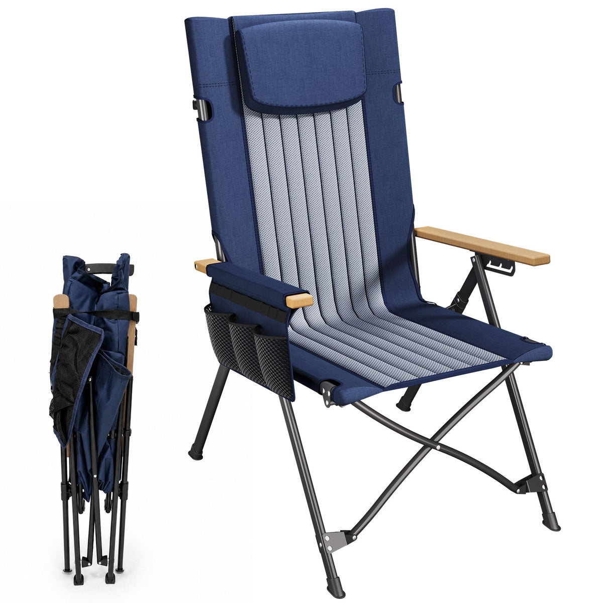 ATORPOK High Back Reclining Camping Chair B0GYVYVYK5 image 1