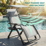 ATORPOK Padded Zero Gravity Chair with Canopy B0FH6TFZQN image 4