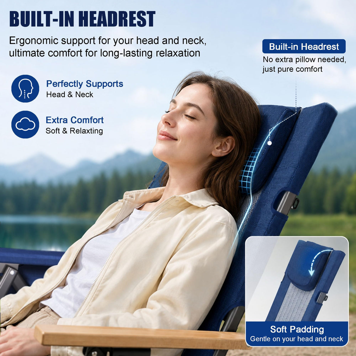 ATORPOK High Back Reclining Camping Chair B0GYVYVYK5 image 6